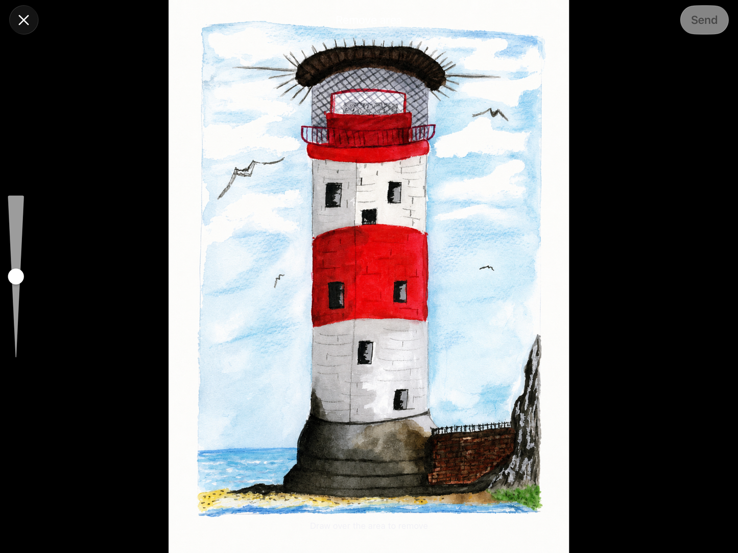Lighthouse #1. Needles lighthouse Coastal Art print